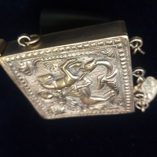 Old Saint George Amulet used, double-sided, proutzino