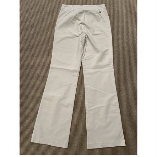 Tommy Hilfiger slim corduroy pants like new, size Small, ecru