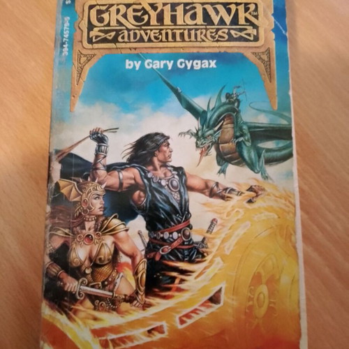 TSR Greyhawk Adventures book Artifact of Evil used, worn cover