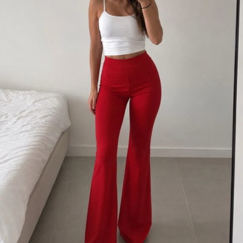 Fleare Flared Pants new, red, sizes L/XL