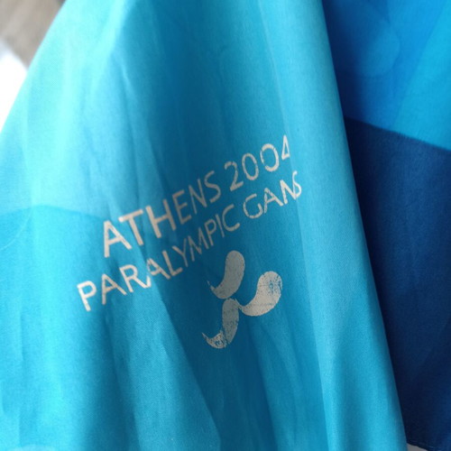Adidas Collectible Windbreaker Jacket Athens 2004 Paralympic Games medium used