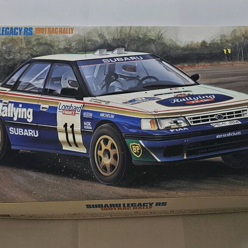 Subaru Legacy RS 1991 RAC Rally Hasegawa model kit like new
