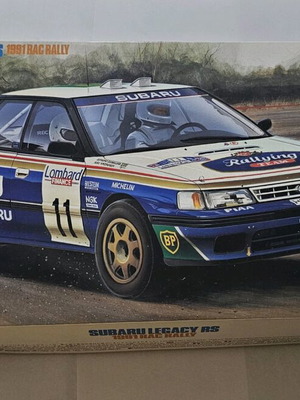 Subaru Legacy RS 1991 RAC Rally Hasegawa model kit like new