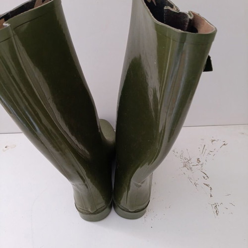 Women's galoshes used, size 41, green