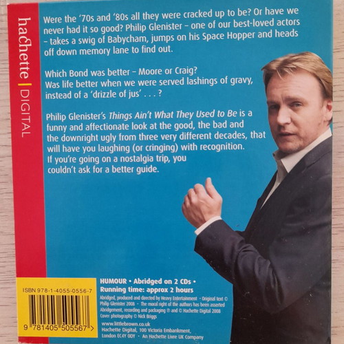 Things Ain't What They Used to Be audiobook like new by Philip Glenister