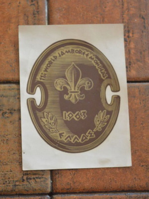 Clothing decal 11th World Marathon Jamboree Mondial 1963 new