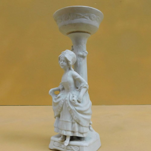 Biscuit porcelain amphorae German, about 130 years old