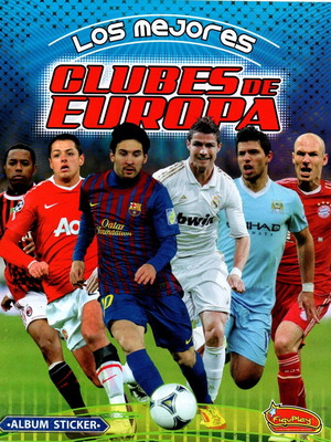 Album Clubes de Europa 2012 new collectible sticker album