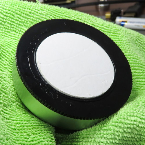 Set of 2 used LED push lights for closets with battery power
