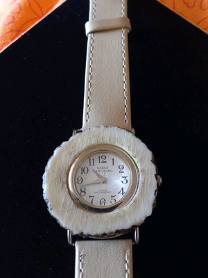Carlo Cantinaro Italian unisex wristwatch used with leather strap