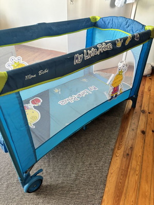 Mon Bebe My Little Prince παρκοκρέβατο με στρώμα και επιπλέον μαλακό στρώμα