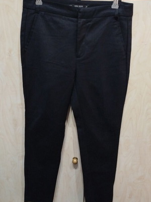 Zara Black Slim Fit Office Trousers Like New XS-Medium