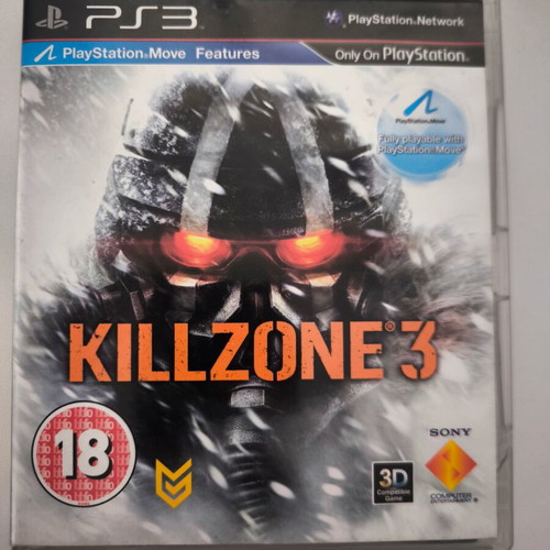 Killzone 3 PS3 game used, very good condition