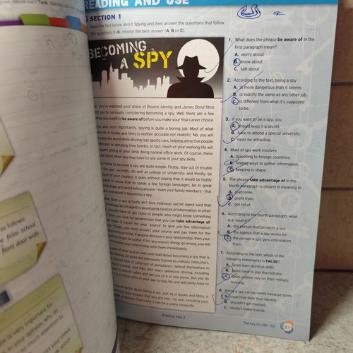 The Key to LRN English book used