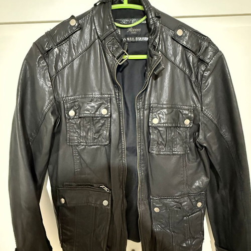 Rococo leather jacket medium black like new