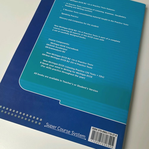 New Michigan ECCE B2 10+2 Practice Tests Teacher’s book like new