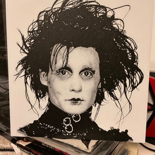 Edward Scissorhands decorative art piece