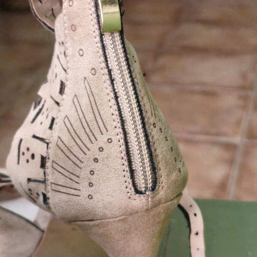 Envie Shoes sandals used, beige, size 41, 11 cm heel