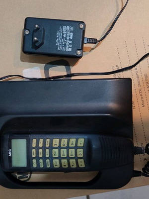 AEG Telecar D902 retro mobile phone used, collectible
