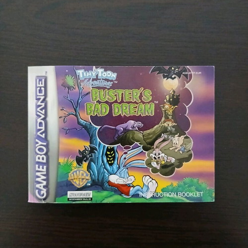 Tiny Toon Adventures Buster's Bad Dream GameBoy Advance manual used