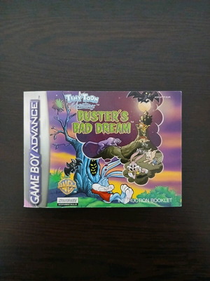 Tiny Toon Adventures Buster's Bad Dream GameBoy Advance manual used