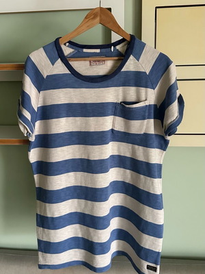 Cotton T-shirt Scotch & Soda size M like new, white and blue