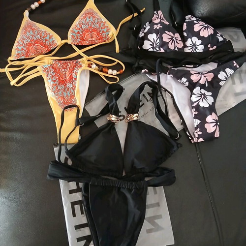 Shein swimwear set new, 3 pieces, sizes XS and S