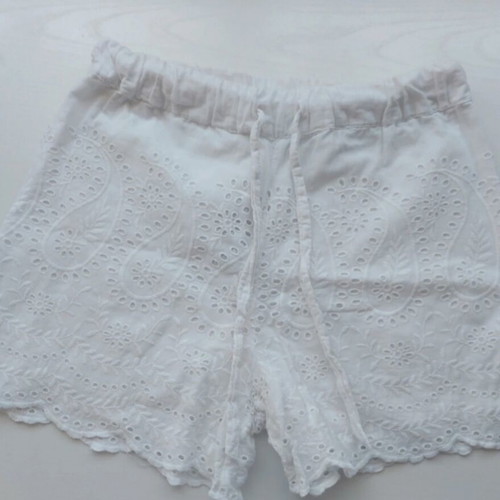 Oysho pajama shorts like new, white, size XS