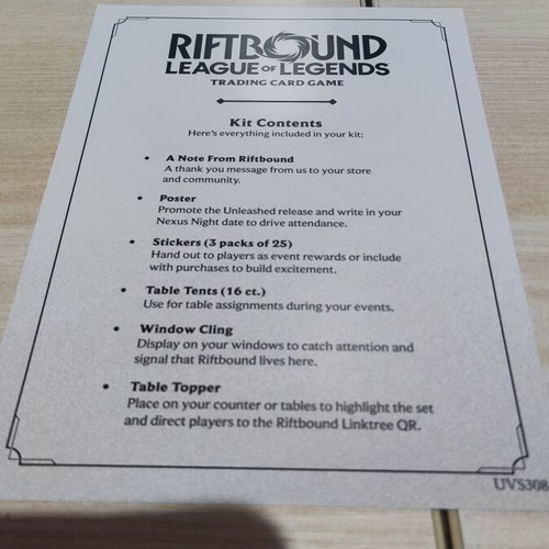 League of Legends Riftbound promo kit new