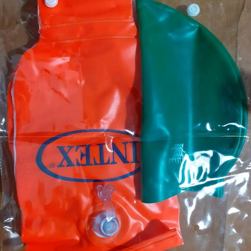 Children's swimming armbands and cap like new