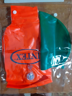 Children's swimming armbands and cap like new