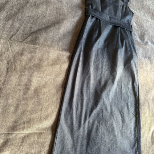Chaton denim dress with straps and buttons new, size S, blue