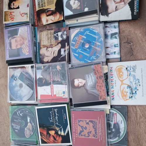 Greek music CD collection, pack of 86, used