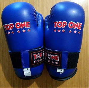 Παιδικά, αθλητικά Ten Dan μέγεθος XXS/XS και γάντια Top One για το άθλημα του TaeKwondo για παιδιά ηλικίας 8 - 10 ετών