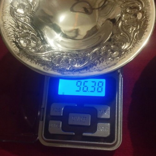 Silver 925 fondantière with lid by Zolotas like new