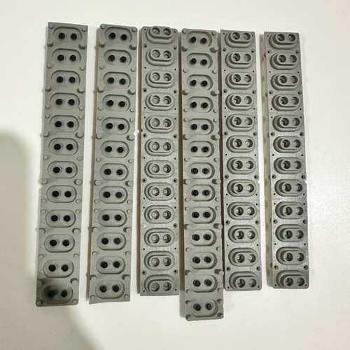Rubber contact strips membranes new for musical instrument keys