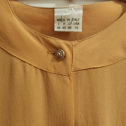 Women's shirt used, size L, gold, made in Italy