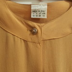 Women's shirt used, size L, gold, made in Italy