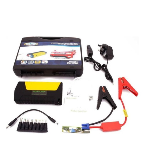 Portable Car Battery Starter 12V with Flashlight, Power Bank and USB new