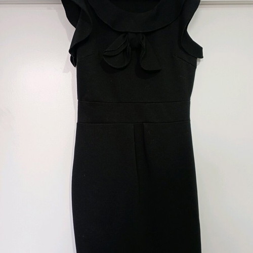 Dress XS used, black, for mid-season and winter
