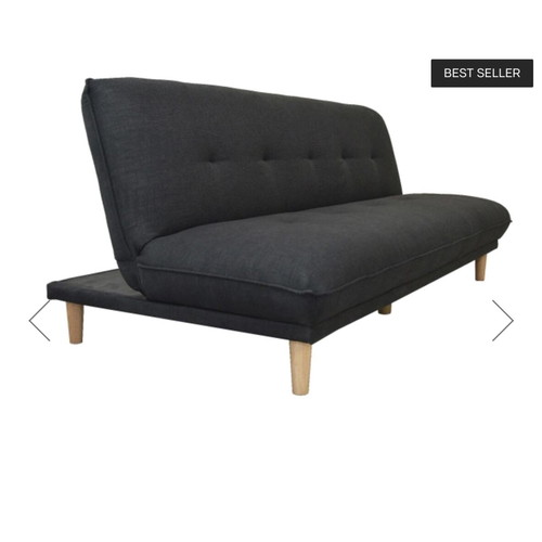 Sofa bed 190cm, anthracite