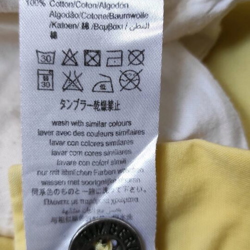 Timberland boys' shorts like new, yellow, age 12