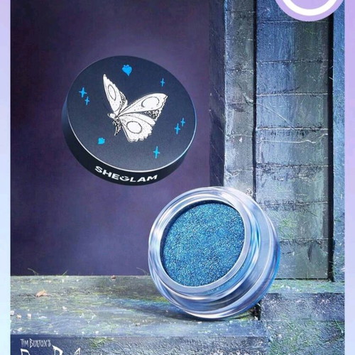 Sheglam x Corpse Bride liquid eyeshadow blue-quet like new