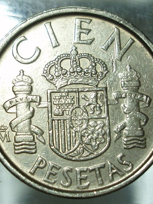 Νόμισμα 100 Pesetas 1989 μεταχειρισμένο, Juan Carlos I