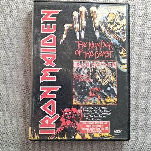 Iron Maiden The Number Of The Beast DVD like new, metal