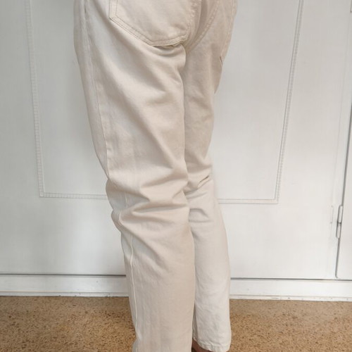 Zara denim slim fit jeans like new, white, US40 EU31