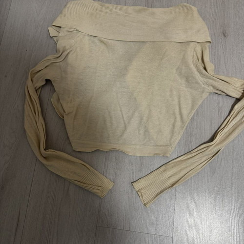 Only short cardigan like new, beige, sizes S/M