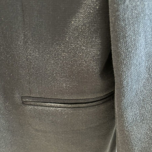 Berto Lucci Wool Blend Blazer Navy Blue EU 54