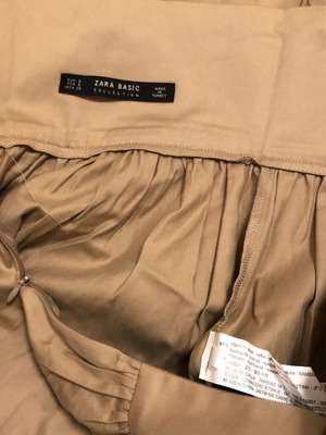 Zara Basic skirt S used, beige
