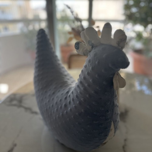 KURA LITTLE SAVANNAH wild blue pillow by La Millou
